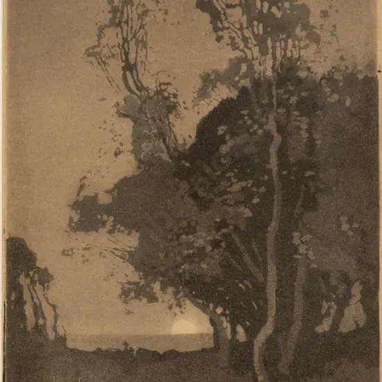 Sydney Long - Moonrise Pastoral