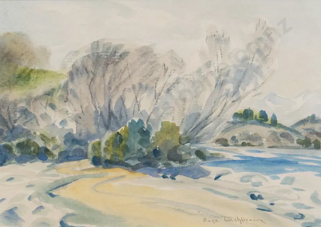 Enga Washbourn - Afternoon Light - Tengawai River Image 1++
