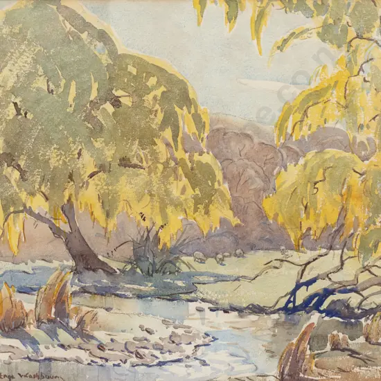 Enga Washbourn - Pastoral Scene