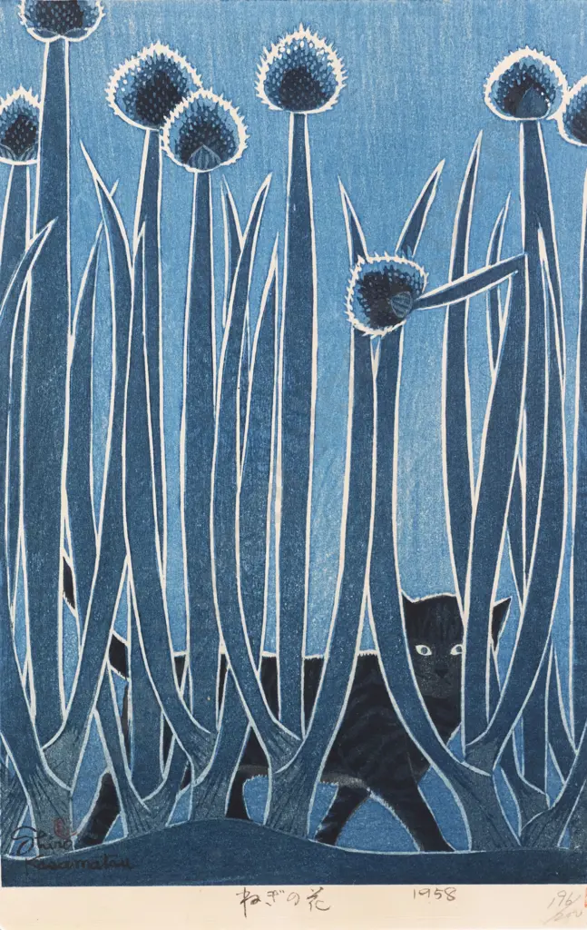 Shiro Kasamatsu (Japanese) - Leek Flowers Image 1++