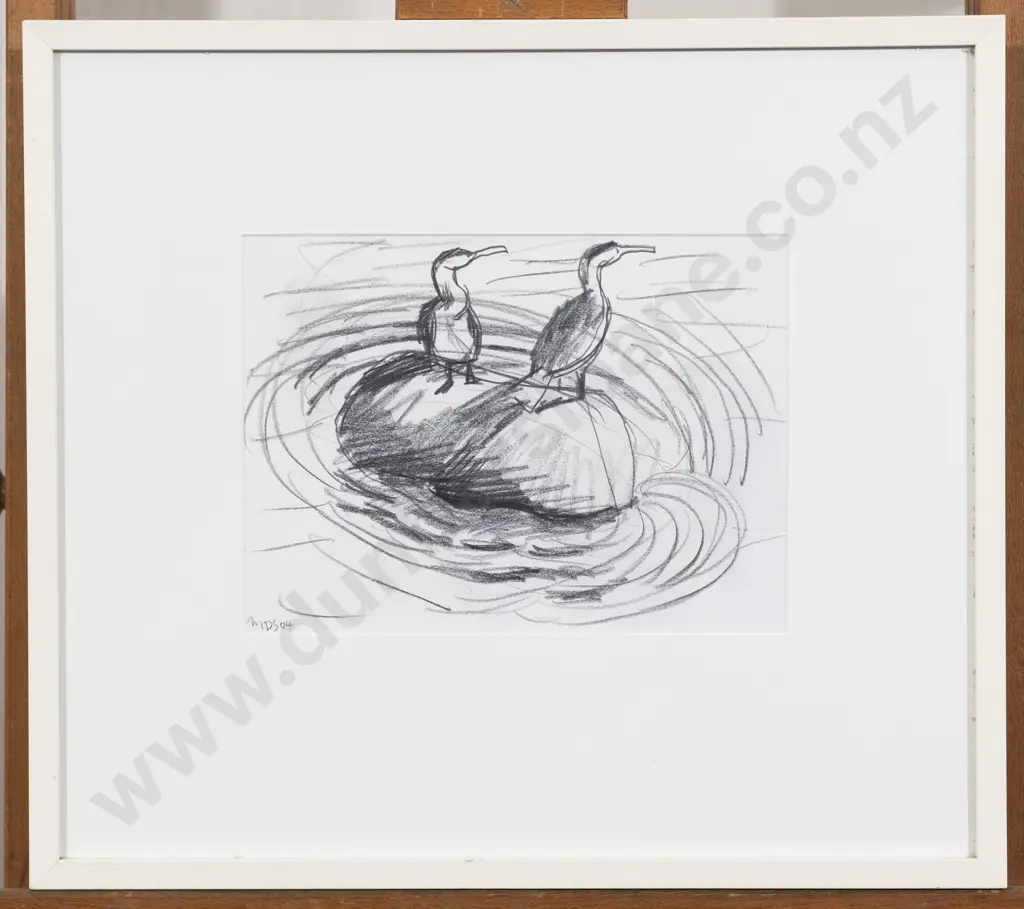 Michael Smither - Two Cormorants Image 1++