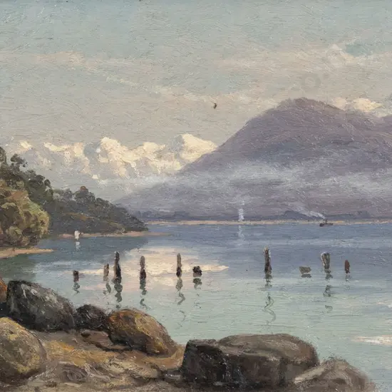 George Carrington - Harbour Landscape