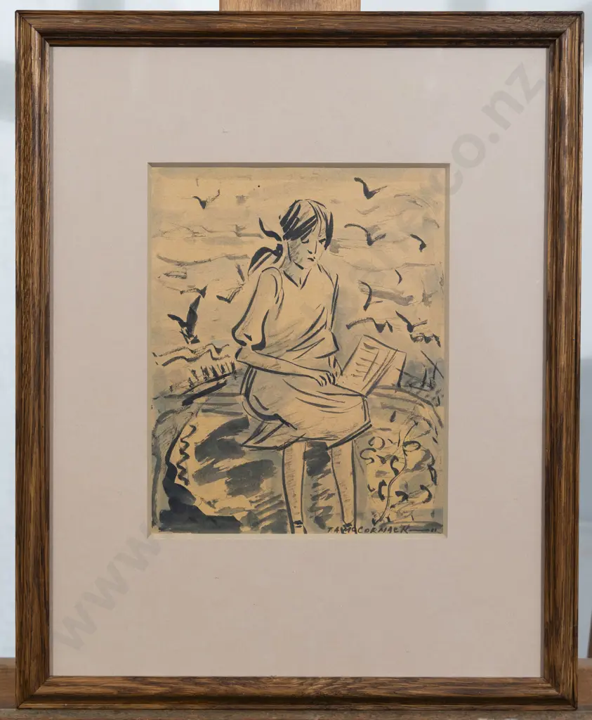 T A McCormack - Girl with Gulls Image 1++