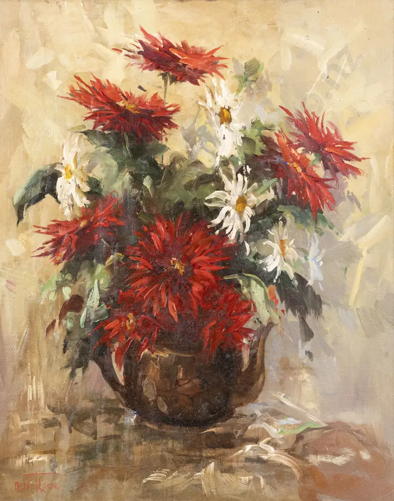 D R Neilson - Floral Still Life Image 1++