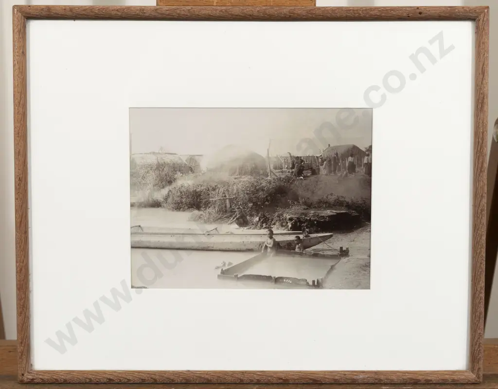 Pair of Framed Burton Brothers Black & White Photographic Prints Image 1++