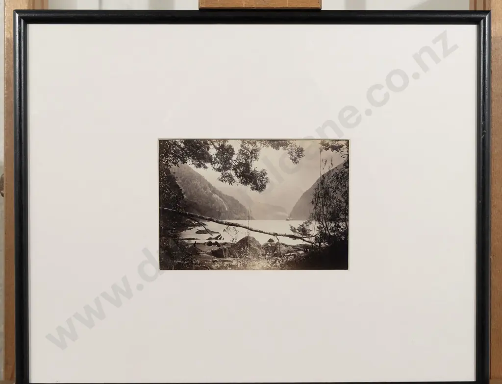 Pair of Framed Burton Brothers Black & White Photographic Prints Image 1++