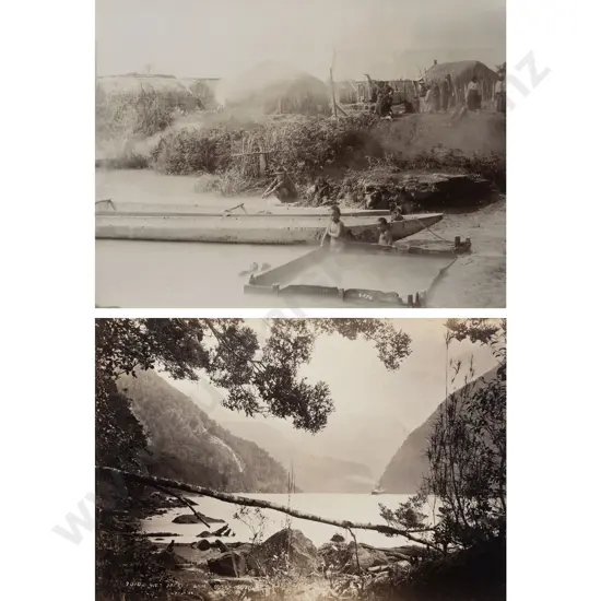 Pair of Framed Burton Brothers Black & White Photographic Prints