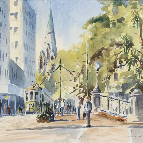 William Francis Moore - Worcester Bridge & Christchurch Visitor's Centre