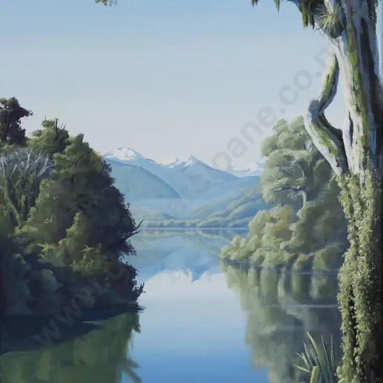 M E White - South Island Landscape