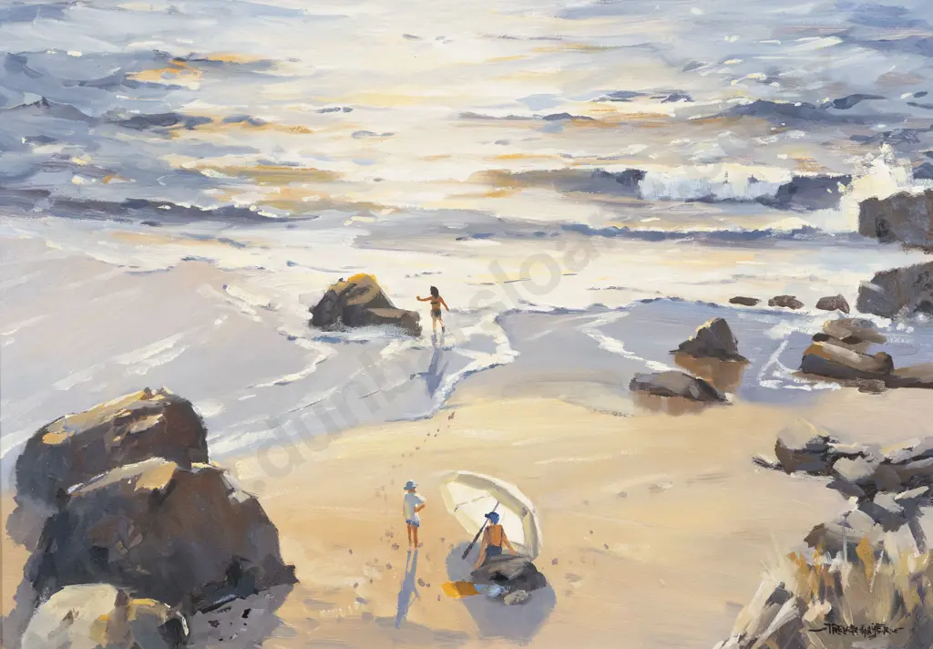 Trevor Hayter - Early Morning Bathers Image 1++