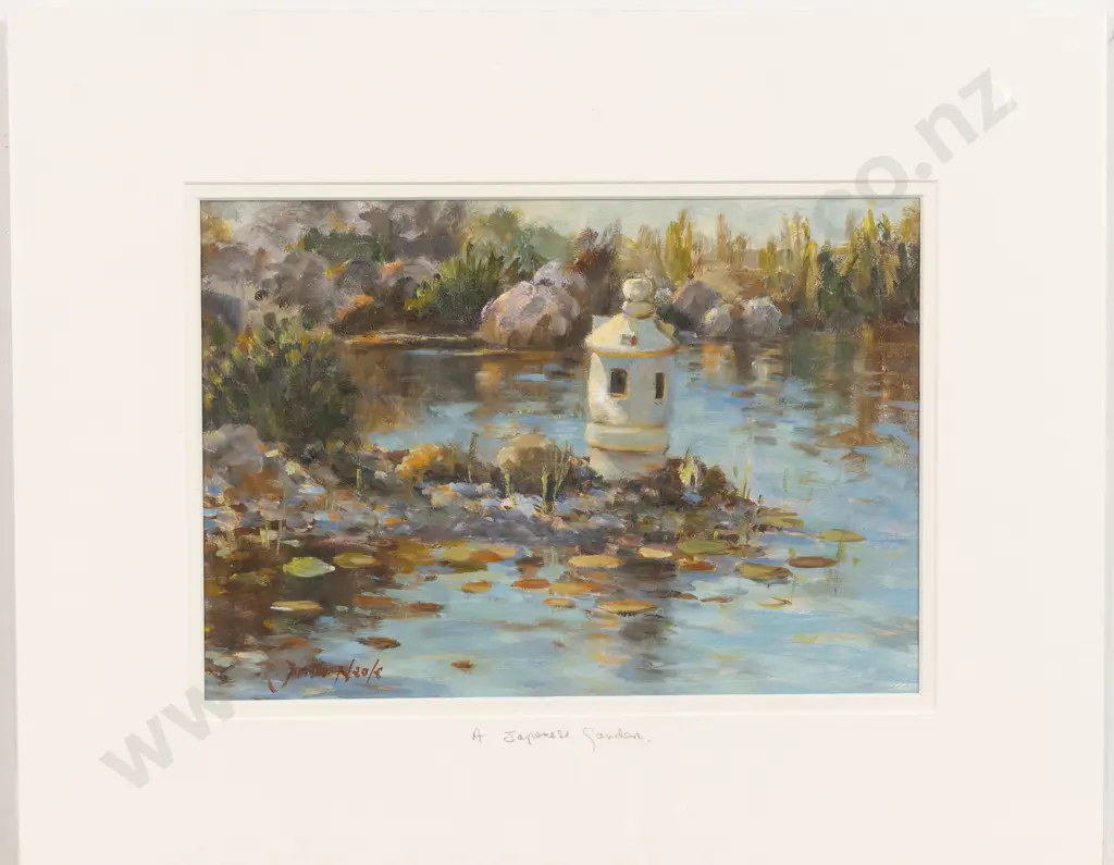 Two John Neale Oil on Paper Unframed Artworks Image 1++