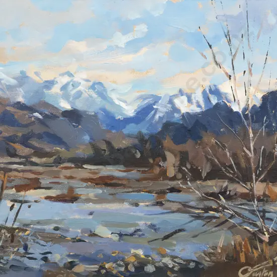 Gaston de Vel - South Island Landscape