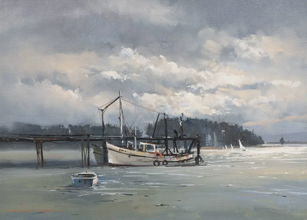 Colin Wynn - ~Under April Skies~ Nelson Haven - A Blustery Afternoon Image 1++