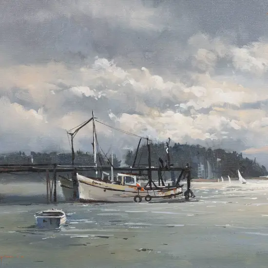 Colin Wynn - ~Under April Skies~ Nelson Haven - A Blustery Afternoon