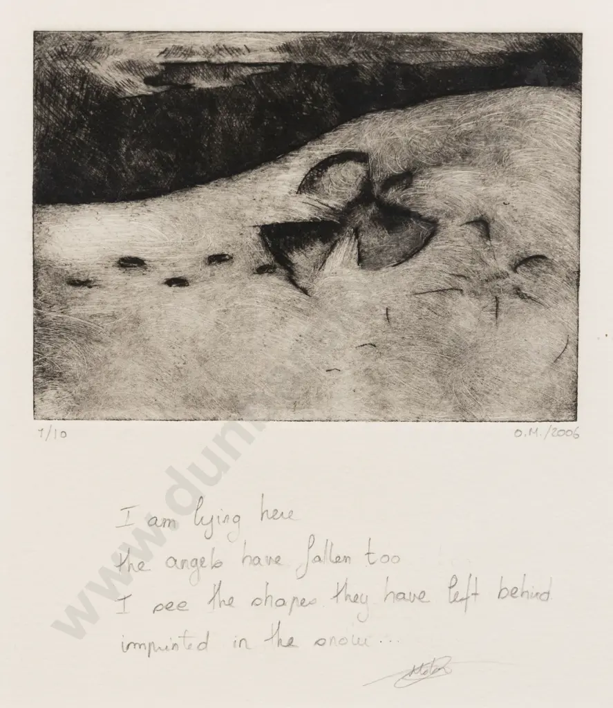 Unknown Artist - Untitled Etching Image 1++
