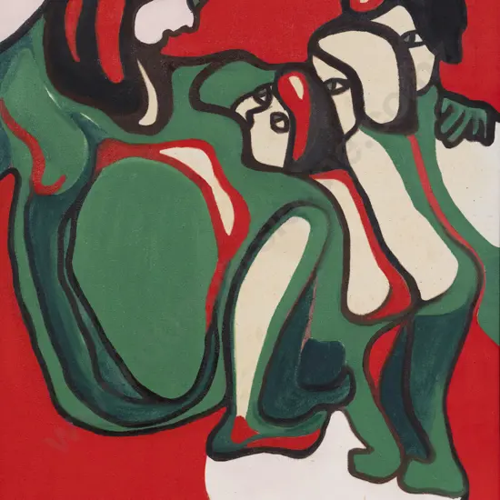 Unknown Artist - Composition with Figures