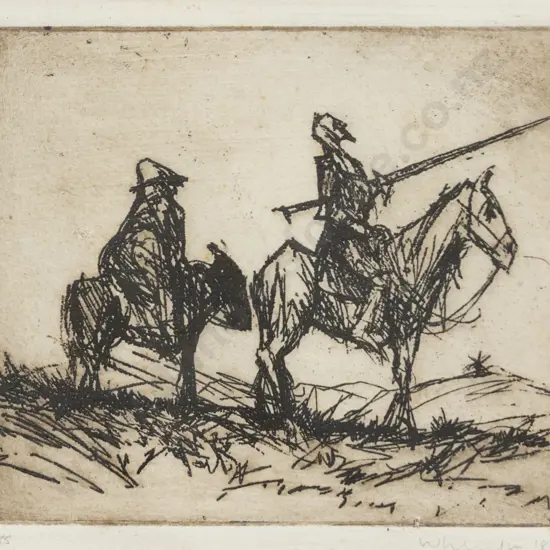 Unknown Artist - Don Quixote & Sancho Panza