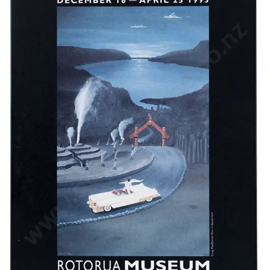 Craig MacDonald - Elvis in Geyserland Rotorua Museum Advertisement
