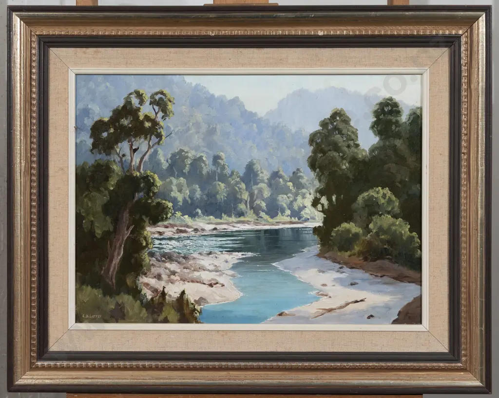 E B Lattey - Tauranga River - Urewera Image 1++