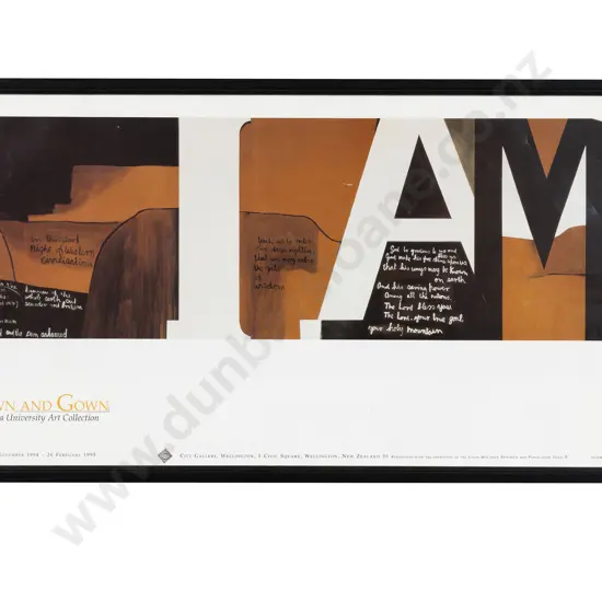 Colin McCahon 'Gate III' Victoria University Poster