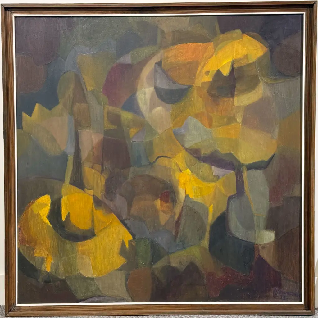 P Simmonds - Evening Sunflowers Image 1++