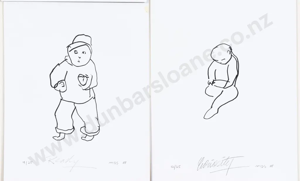 Michael Smither (b 1939) - Curiosity & Others (4) (unframed) Image 1++
