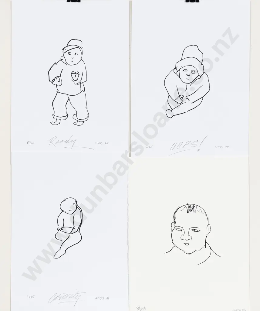 Michael Smither (b 1939) - Ready & Others (4) (unframed) Image 1++