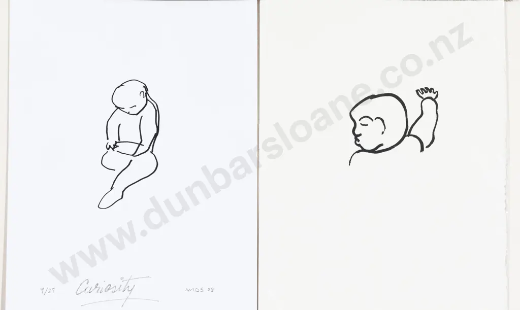 Michael Smither (b 1939) - Curiosity & Others (4) (unframed) Image 1++