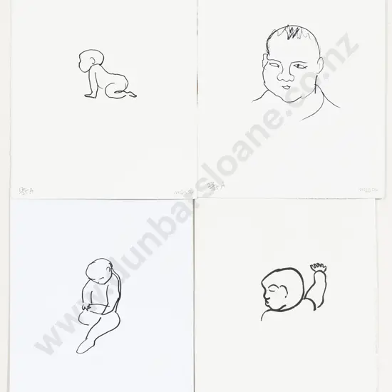Michael Smither (b 1939) - Curiosity & Others (4) (unframed)