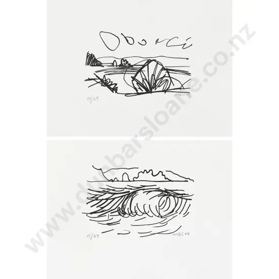 Michael Smither (b 1939) - Untitled & Other (2) (unframed)