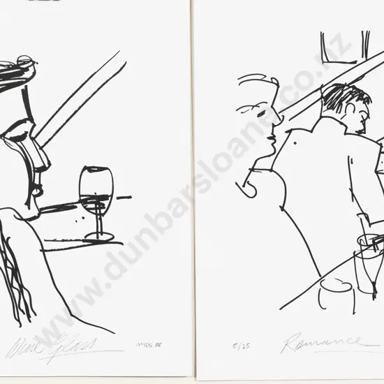 Michael Smither (b 1939) - Romance & Other (2) (unframed)