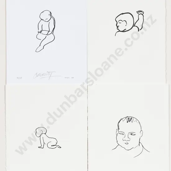 Michael Smither (b 1939) - Curiosity & Others (4) (unframed)