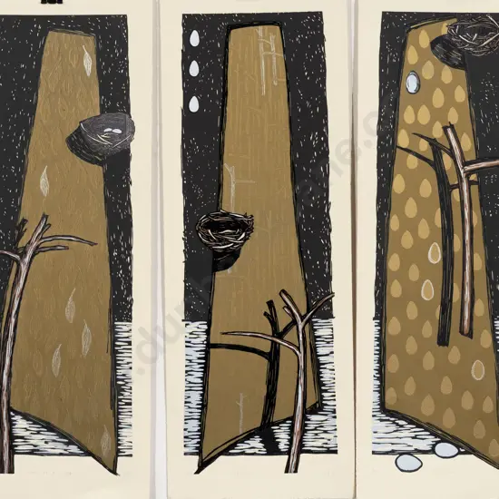 Unknown Artist - Three Prints (Unframed)