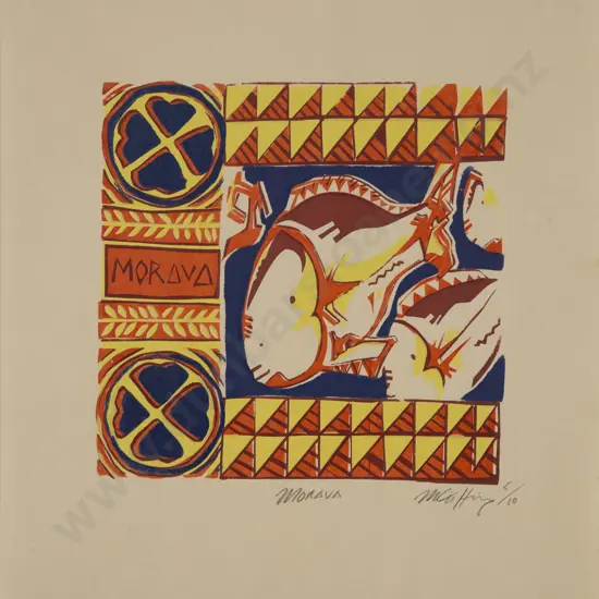 Michel Tuffery (b 1966) - Morava (unframed)