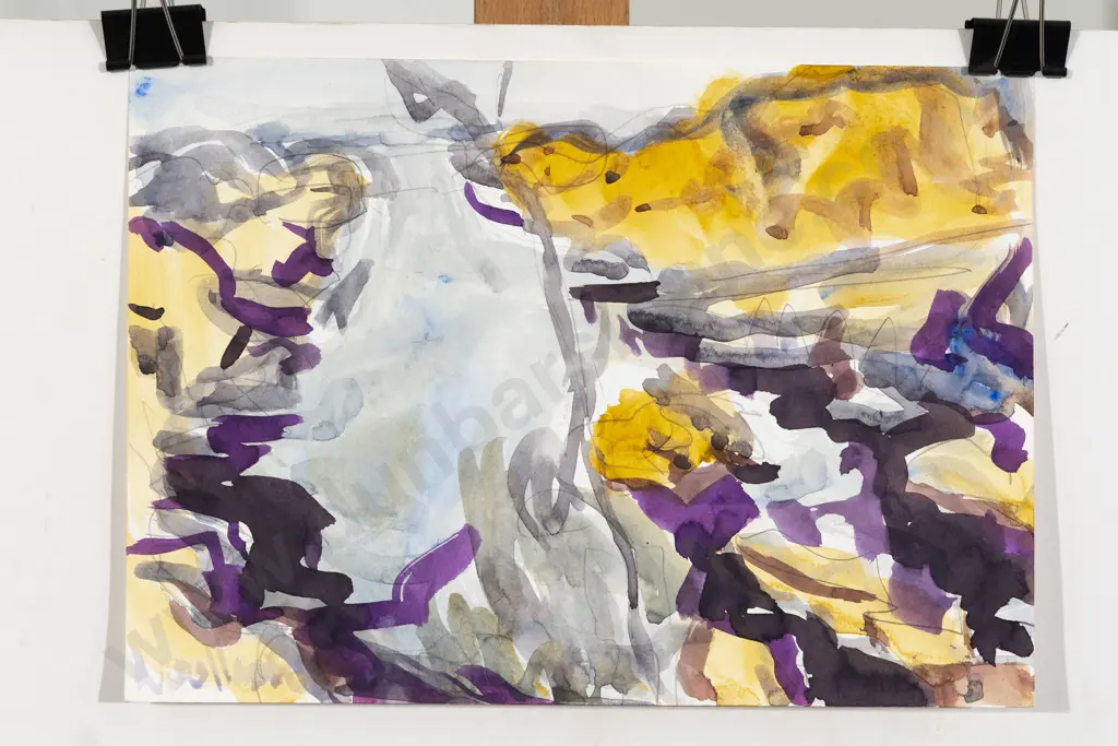 Toss Woollaston and Rossano Fan - Untitled Landscape (Unframed) Image 1++
