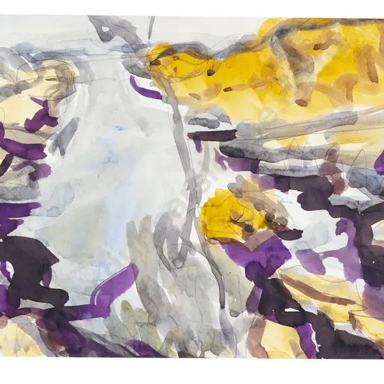 Toss Woollaston and Rossano Fan - Untitled Landscape (Unframed)