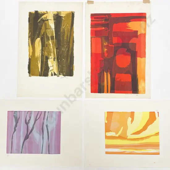 Les Finch (1940 - 2020) - Four Screenprints (Unframed)