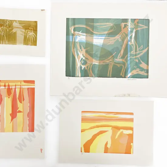 Les Finch (1940 - 2020) - Four Screenprints (Unframed)