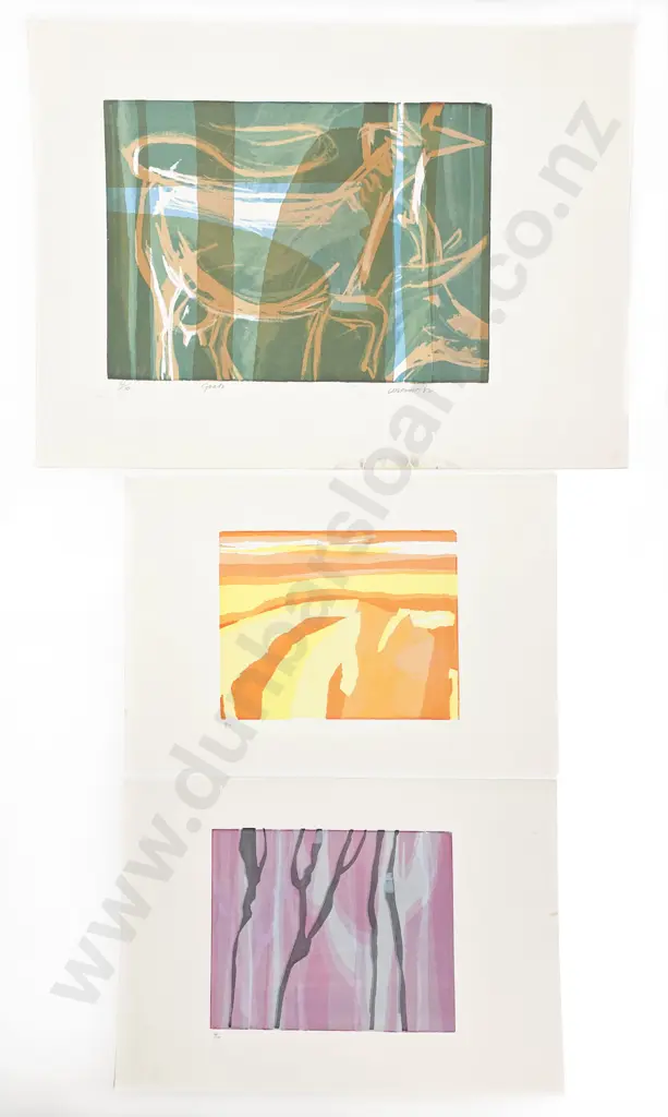 Les Finch (1940 - 2020) - Three Screenprints (Unframed) Image 1++