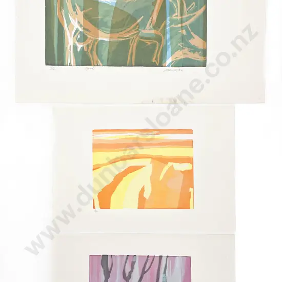 Les Finch (1940 - 2020) - Three Screenprints (Unframed)