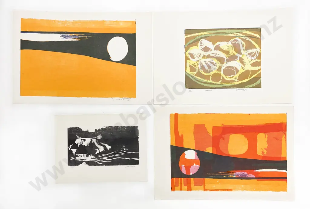 Les Finch (1940 - 2020) - Four Screenprints (Unframed) Image 1++