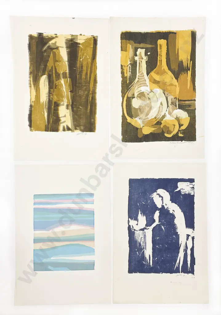 Les Finch (1940 - 2020) - Five Screenprints (Unframed) Image 1++