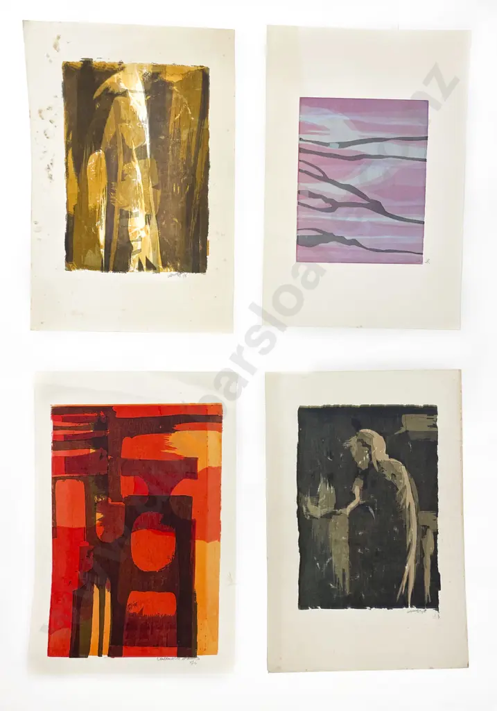 Les Finch (1940 - 2020) - Four Screenprints (Unframed) Image 1++