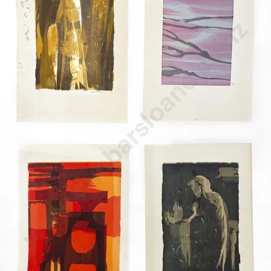 Les Finch (1940 - 2020) - Four Screenprints (Unframed)