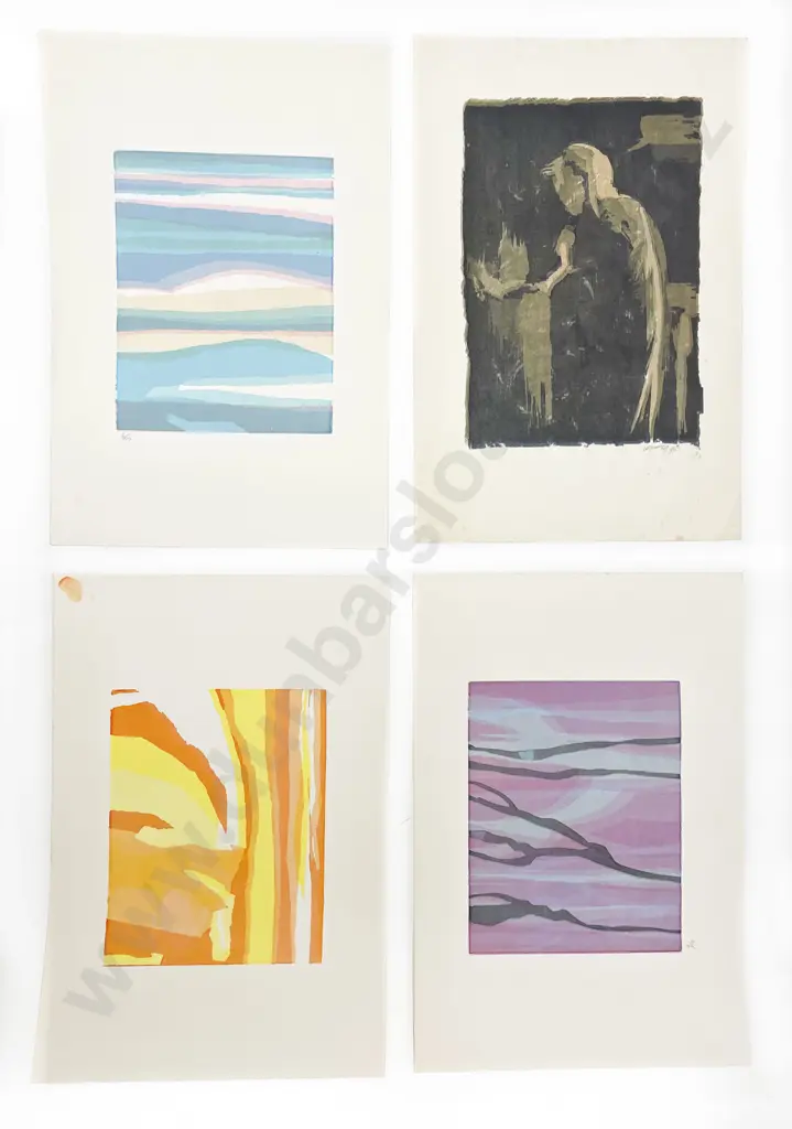 Les Finch (1940 - 2020) - Four Screenprints (Unframed) Image 1++