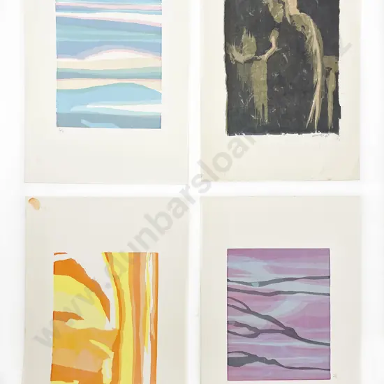 Les Finch (1940 - 2020) - Four Screenprints (Unframed)