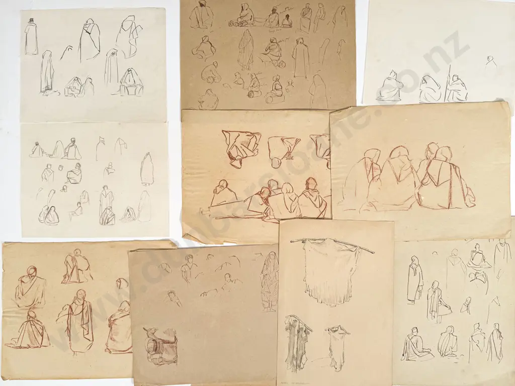 John Weeks (1888 - 1965) - 22 Sketchbook Studies (unframed) Image 1++