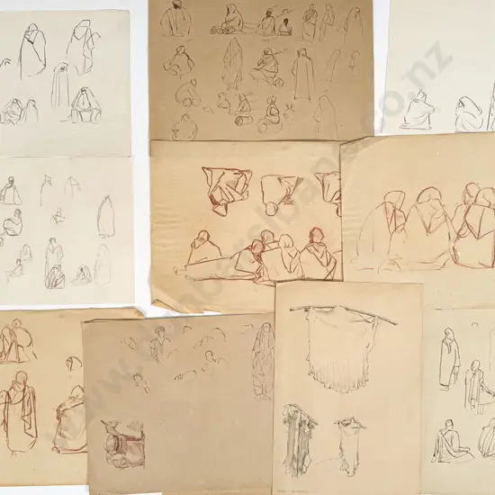 John Weeks (1888 - 1965) - 22 Sketchbook Studies (unframed)