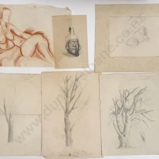 John Weeks (1888 - 1965) - 10 Assorted Sketchbook Studies