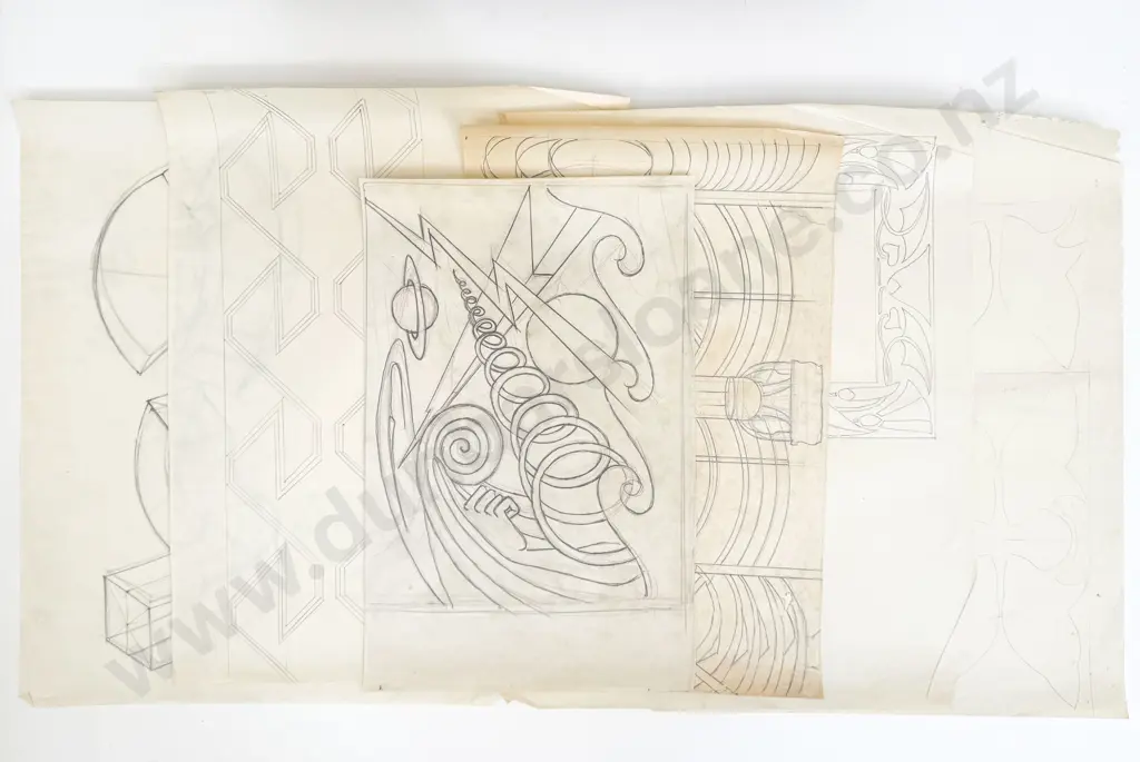 John Weeks (1888 - 1965) - 12 Assorted Sketchbook Studies Image 1++